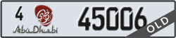 abu dhabi - code - 4 - number -45006