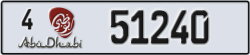 abu dhabi - code - 4 - number -51240