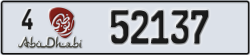 abu dhabi - code - 4 - number -52137