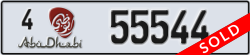 abu dhabi - code - 4 - number -55544