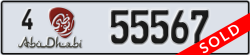 abu dhabi - code - 4 - number -55567