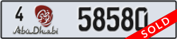 abu dhabi - code - 4 - number -58580