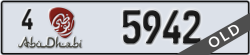 abu dhabi - code - 4 - number -5942