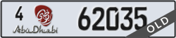 abu dhabi - code - 4 - number -62035