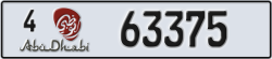 abu dhabi - code - 4 - number -63375