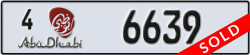 abu dhabi - code - 4 - number -6639
