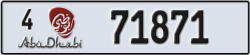 abu dhabi - code - 4 - number -71871