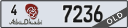 abu dhabi - code - 4 - number -7236