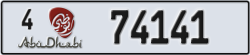 abu dhabi - code - 4 - number -74141
