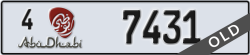 abu dhabi - code - 4 - number -7431