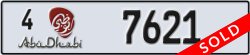 abu dhabi - code - 4 - number -7621