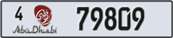 abu dhabi - code - 4 - number -79809