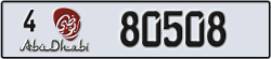 abu dhabi - code - 4 - number -80508