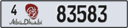 abu dhabi - code - 4 - number -83583