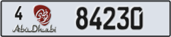 abu dhabi - code - 4 - number -84230