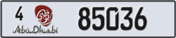 abu dhabi - code - 4 - number -85036
