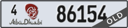 abu dhabi - code - 4 - number -86154