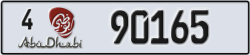 abu dhabi - code - 4 - number -90165