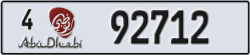 abu dhabi - code - 4 - number -92712