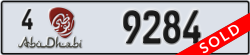 abu dhabi - code - 4 - number -9284