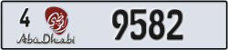 abu dhabi - code - 4 - number -9582