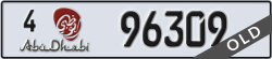 abu dhabi - code - 4 - number -96309