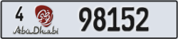 abu dhabi - code - 4 - number -98152