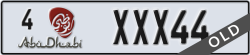 abu dhabi - code - 4 - number -XXX44