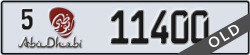 abu dhabi - code - 5 - number -11400