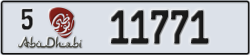 abu dhabi - code - 5 - number -11771