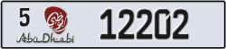 abu dhabi - code - 5 - number -12202