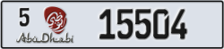 abu dhabi - code - 5 - number -15504