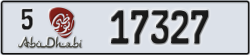 abu dhabi - code - 5 - number -17327
