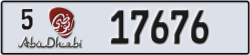 abu dhabi - code - 5 - number -17676