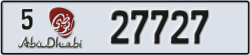 abu dhabi - code - 5 - number -27727
