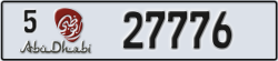 abu dhabi - code - 5 - number -27776