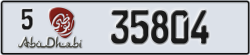 abu dhabi - code - 5 - number -35804