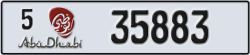 abu dhabi - code - 5 - number -35883
