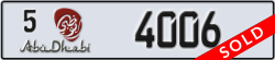 abu dhabi - code - 5 - number -4006