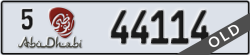 abu dhabi - code - 5 - number -44114