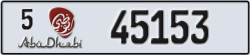 abu dhabi - code - 5 - number -45153