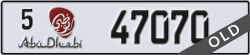 abu dhabi - code - 5 - number -47070