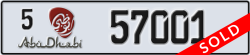 abu dhabi - code - 5 - number -57001