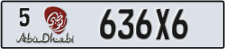 abu dhabi - code - 5 - number -636X6