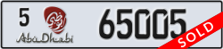abu dhabi - code - 5 - number -65005