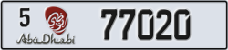 abu dhabi - code - 5 - number -77020