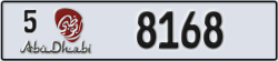 abu dhabi - code - 5 - number -8168