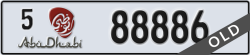 abu dhabi - code - 5 - number -88886