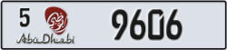 abu dhabi - code - 5 - number -9606