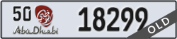 abu dhabi - code - 50 - number -18299